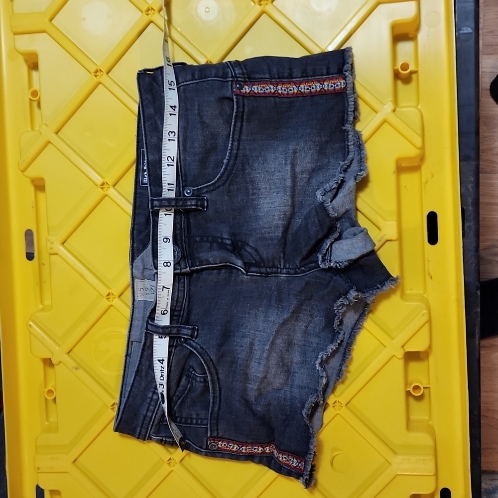 Cut off volcom denim shorts
